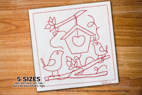 A Cozy Embroidery Design for Lovers and Makers