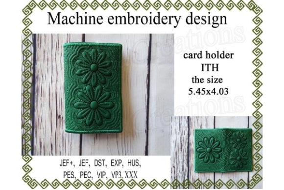 A Craft Fair Seller's Review of the ITH Card Holder - Flower Design
