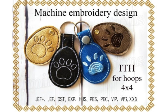 A Practical Review of the Paw Snap Tab Key Fob Embroidery Design