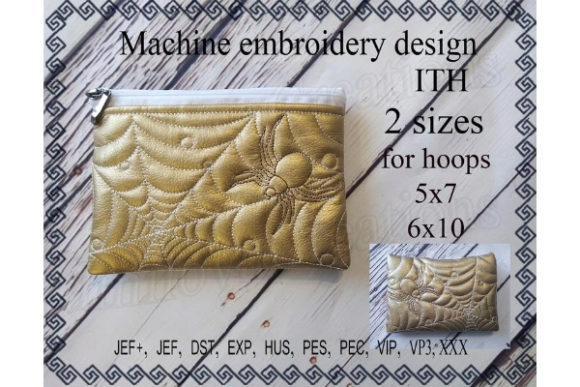 Cosmetic Bag - Spider: A Designer's Review for Boutique Sweatshirts