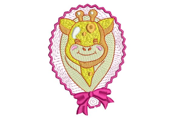 Evaluating the Baby Giraffe Pink Embroidery Design