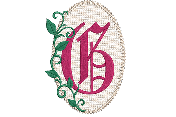 Olde English Monogram Letter G for Boutique Apparel