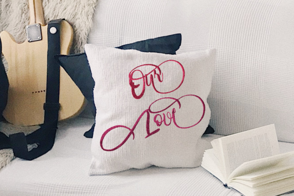 Our Love Lettering: A Wedding Quote Design for Real-World Projects