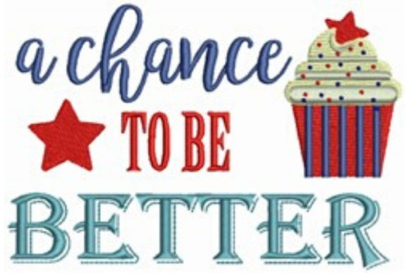 Seasonal Spotlight: 'A Chance to Be Better' Embroidery