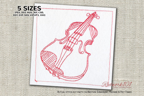 Stentor Redwork: A Music Embroidery Design Review