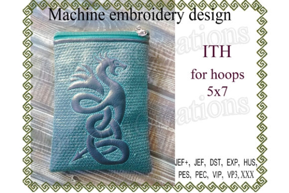 The Great Dragon Zippered Bag Embroidery Design: A Professional Review